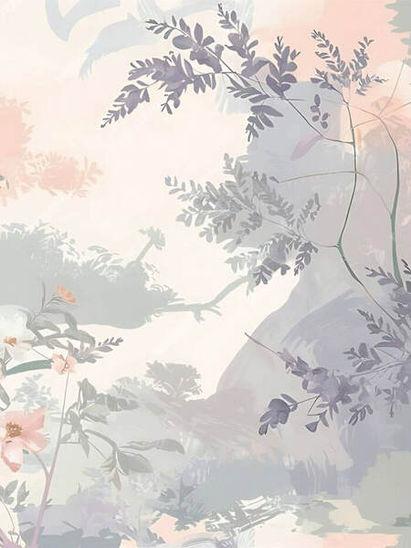 Faded Bouquet photobooth backdrop in Singapore