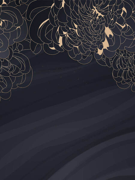 Peony at Midnight photobooth backdrop in Singapore