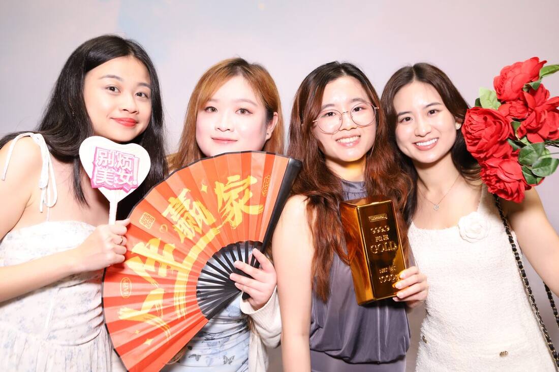 Corporate dinner and dance photobooth in Singapore